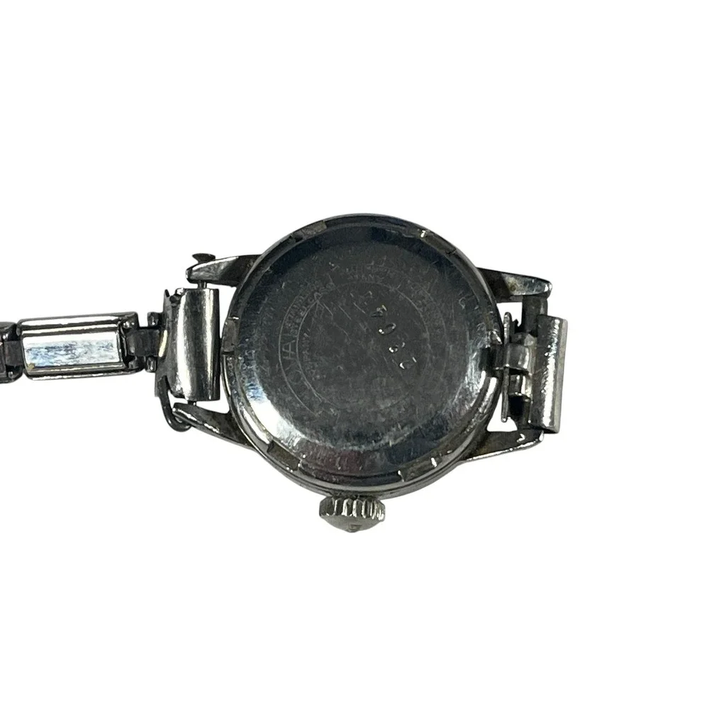 Vintage Bulova Selfwinding Mechanical Women's Watch Silver Tone Bracelet